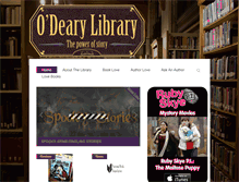 Tablet Screenshot of odearylibrary.com